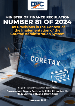 Minister of Finance Regulation Number 81 of 2024
