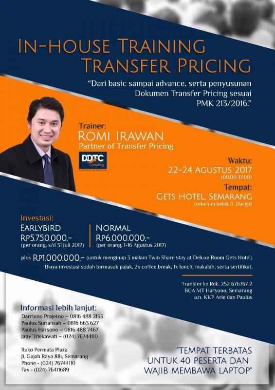 Menyusun Transfer Pricing Documentation sesuai PMK-213