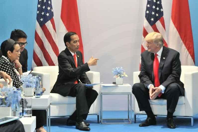 Jokowi Bertemu Trump, Ini yang Dibicarakan