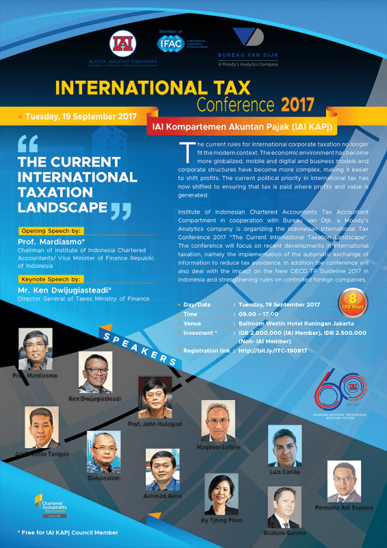 IAI Gelar Konferensi Pajak Internasional 2017