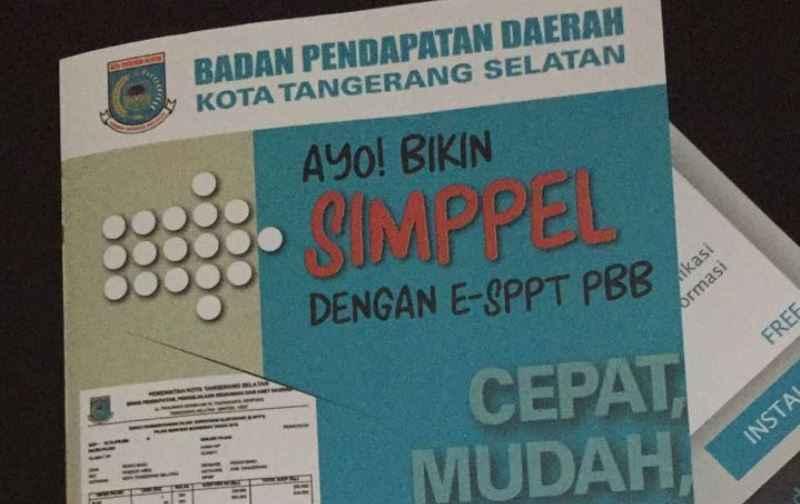 SIMPPLE Dirilis, Kini SPPT PBB Bisa Dicetak Sendiri