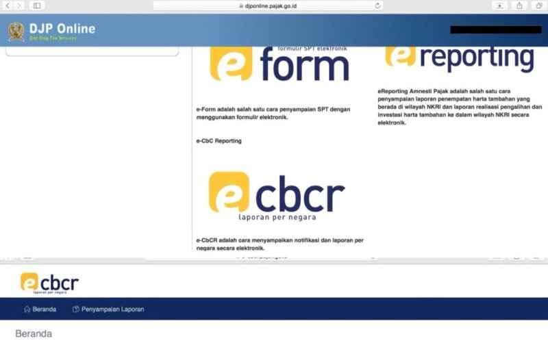 Ditjen Pajak Rilis Aplikasi E-CbCR di Situs DJP Online