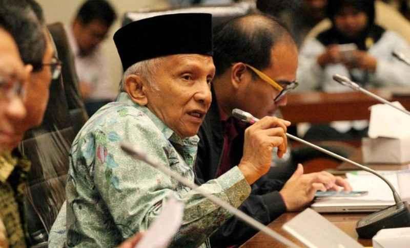 Amien Rais Komentar Soal Pajak Freeport di DPR