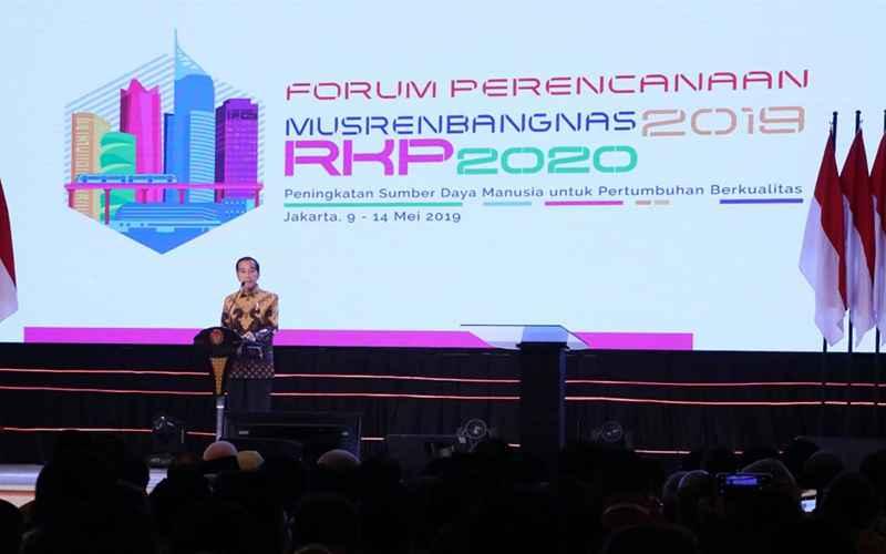 Buka Musrenbangnas 2019, Jokowi Singgung Soal Middle Income Trap