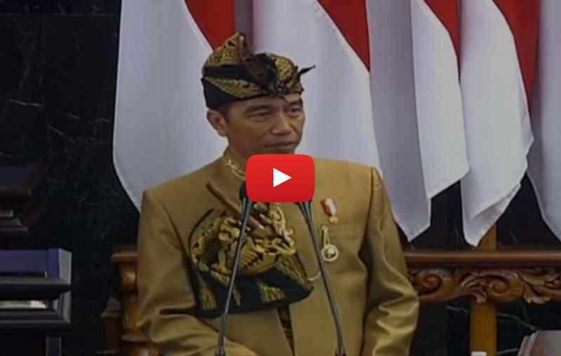 Ini Pidato Lengkap Presiden Jokowi di Parlemen