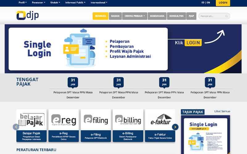 Sudah Coba Pakai Single Login DJP? Ini Tahap Awalnya