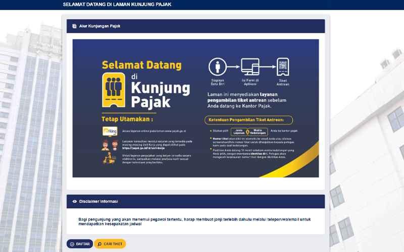 PSBB Jilid II DKI Jakarta, Sistem Aplikasi Kunjung Pajak Masih Normal