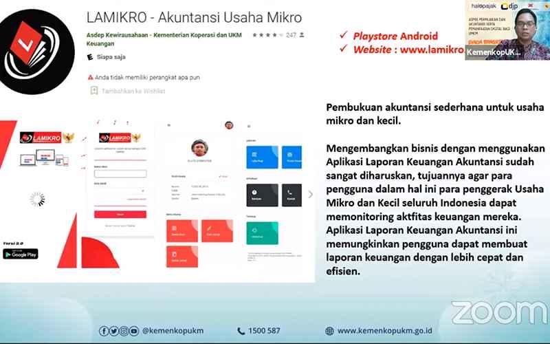 Mudahkan UMKM Bikin Lapkeu, Pemerintah Sosialisasikan Lamikro