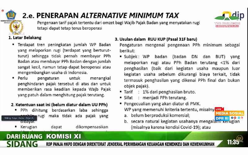 WP Badan Lapor Rugi Bakal Kena PPh Minimum 1% dari Omzet