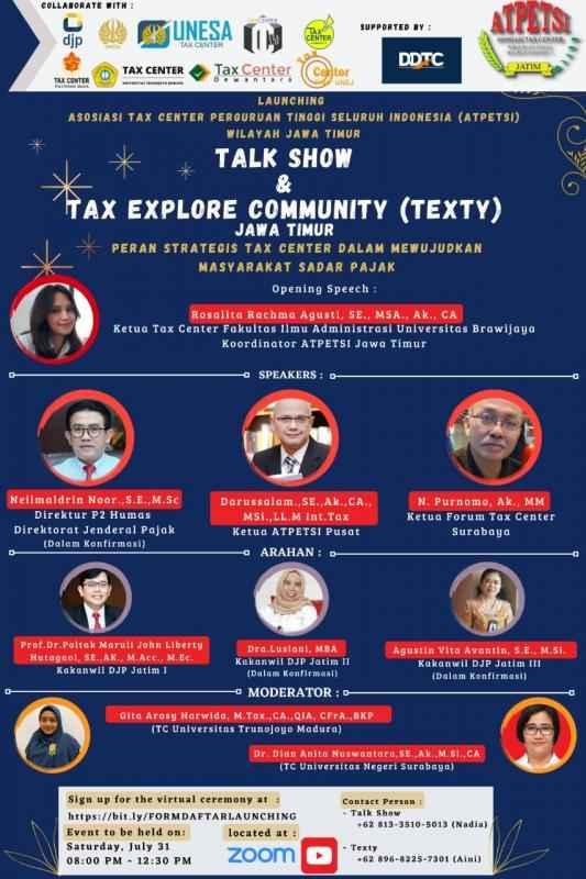 Atpetsi Jawa Timur Gelar Talk Show Soal Peran Tax Center, Tertarik?
