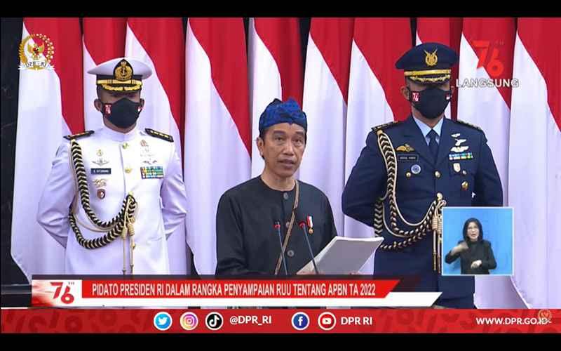 Serahkan RAPBN 2022 ke DPR, Jokowi Jelaskan Arah Kebijakan Fiskal