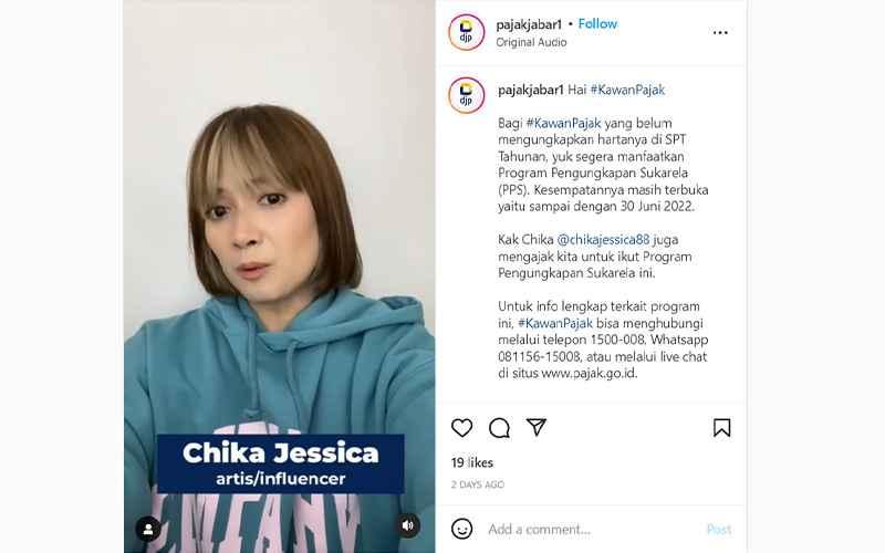 Ajak WP Ikut PPS, Chika Jessica: Kesempatan Ini Enggak Datang Dua Kali
