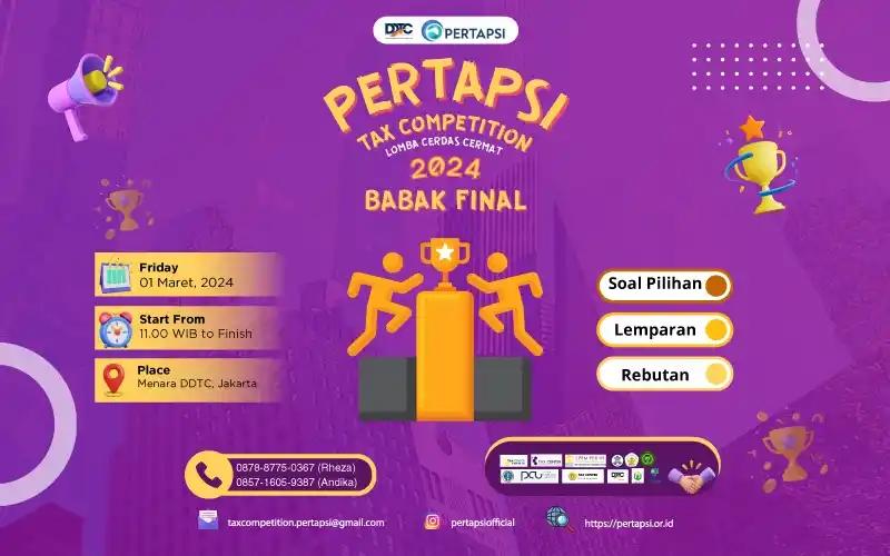 Babak Final PERTAPSI Tax Competition Bakal Digelar di Menara DDTC