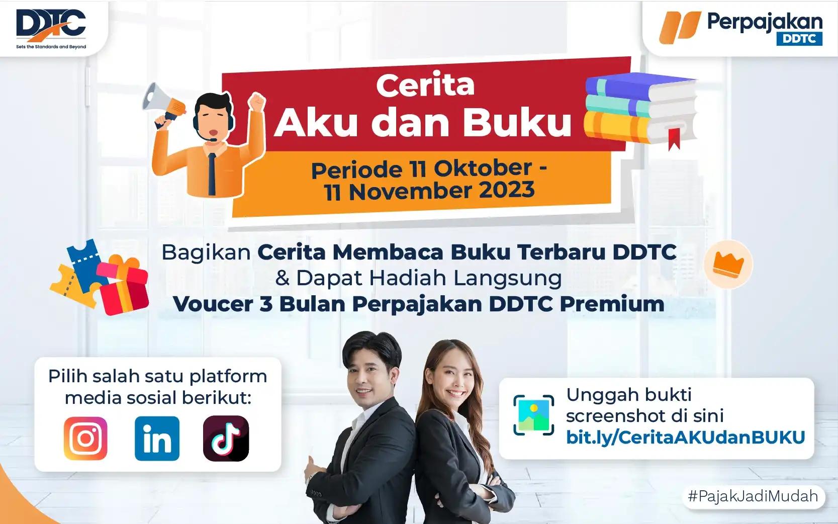 Bagikan Cerita Anda tentang Buku DDTC dan Dapatkan Voucer Premium