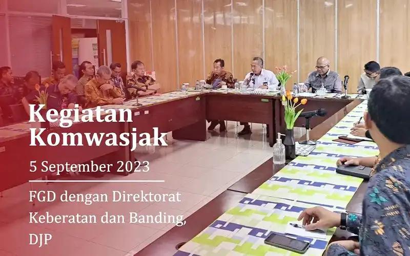 Bahas Penyelesaian Sengketa Pajak, Komwasjak dan DJP Gelar Diskusi