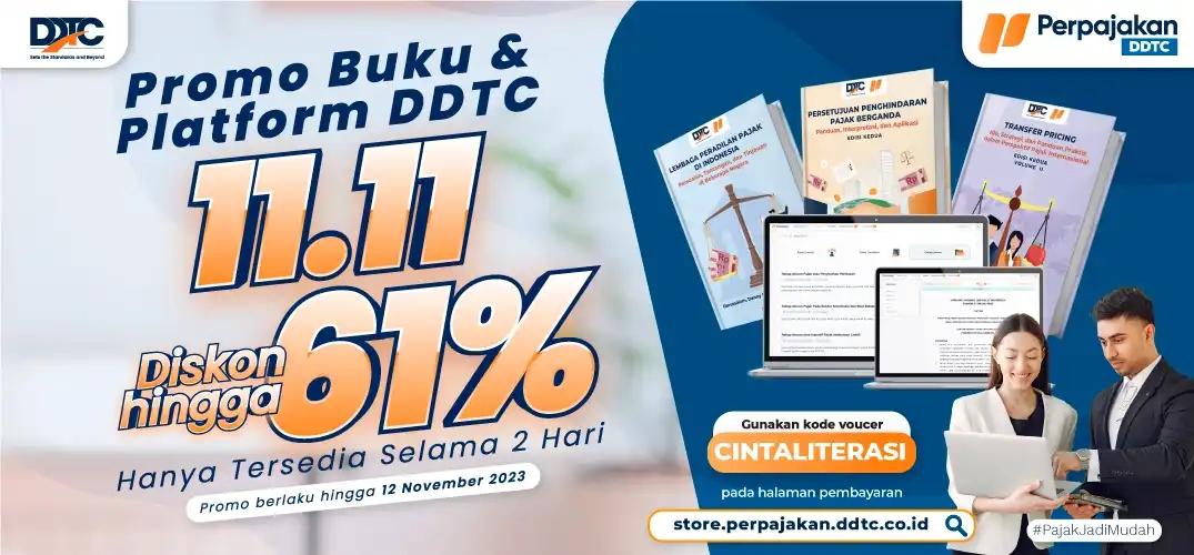 Cuma 2 Hari! Beli Buku dan Langganan Perpajakan DDTC Diskon hingga 61%