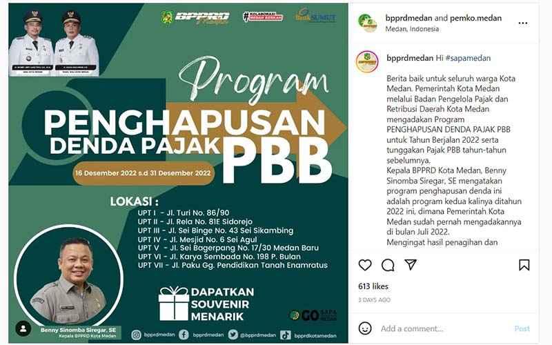 Cuma Berlaku Sampai Akhir Tahun! Pemkot Adakan Program Pemutihan PBB