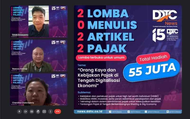 Daftar Pemenang Lomba Menulis Artikel Pajak 2022 Berhadiah Rp55 Juta