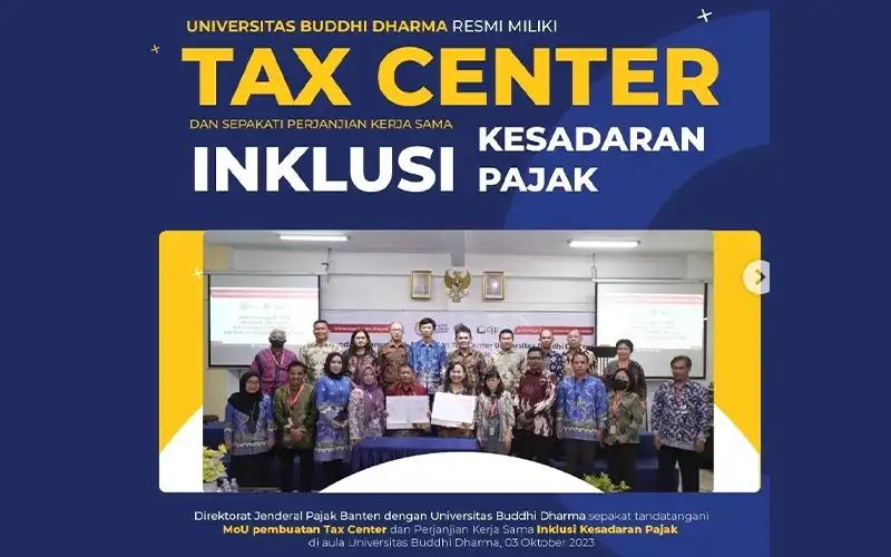 DJP Banten dan Universitas Buddhi Dharma Teken Kerja Sama Tax Center