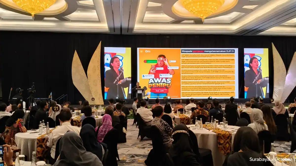 DJP Jatim II Gelar Tax Gathering, Hadirkan 100 Wajib Pajak Terbesar