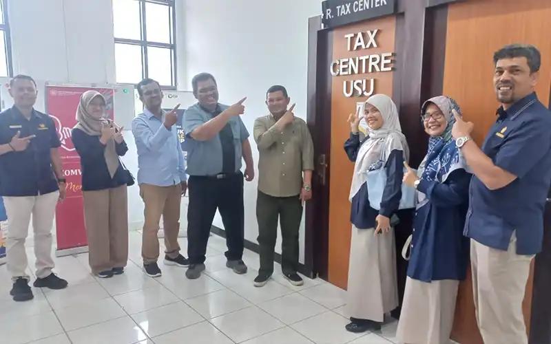 DJP Sumut I Sambangi Tax Center USU, Kuatkan Edukasi Pajak bagi Publik