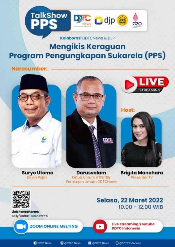 Masih Ragu dengan PPS? Ikuti Talk Show Kolaborasi DDTCNews dan DJP Ini