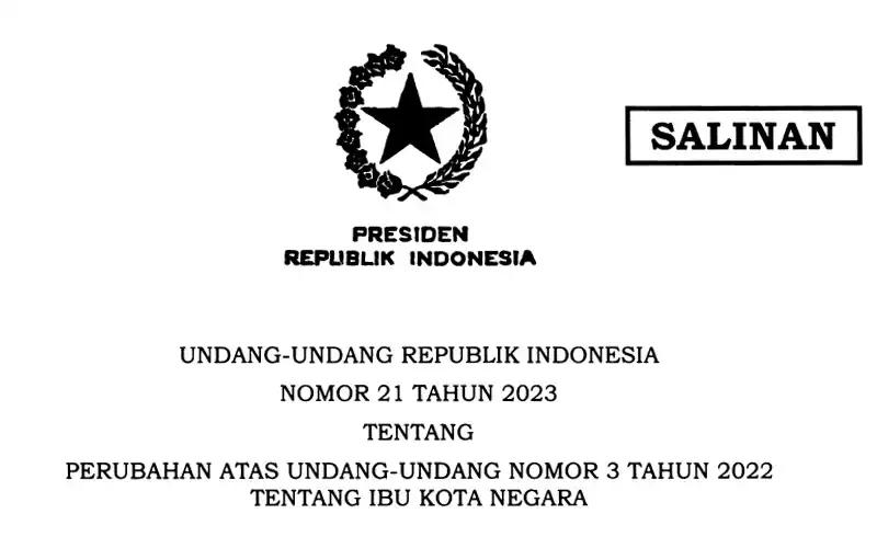 Ibu Kota Nusantara Resmi Punya Anggaran Sendiri, Namanya APBIKN