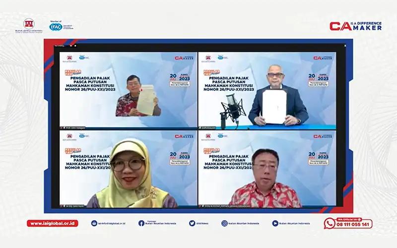 Ikatan Akuntan Indonesia dan PERTAPSI Teken MoU Terkait Pajak