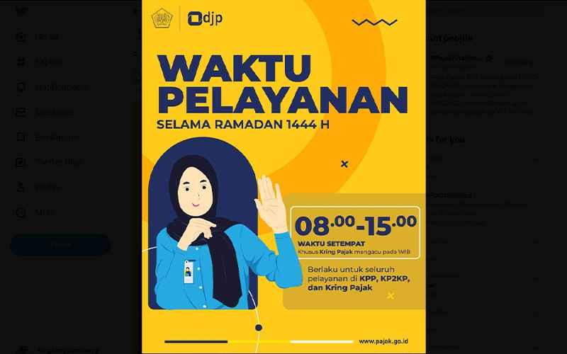 Jam Pelayanan Kantor Pajak Berubah selama Ramadan, Cek di Sini