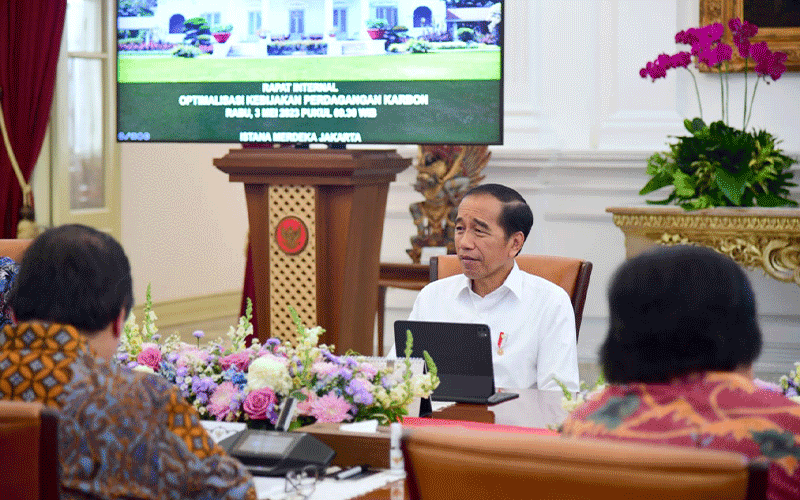 Jokowi Perintahkan Skema Perdagangan Karbon Terintegrasi Lewat Bursa