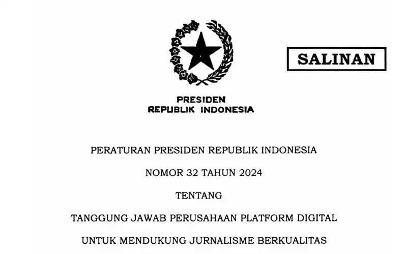 Jokowi Teken Perpres tentang Publisher Rights, Ini Pokok Aturannya