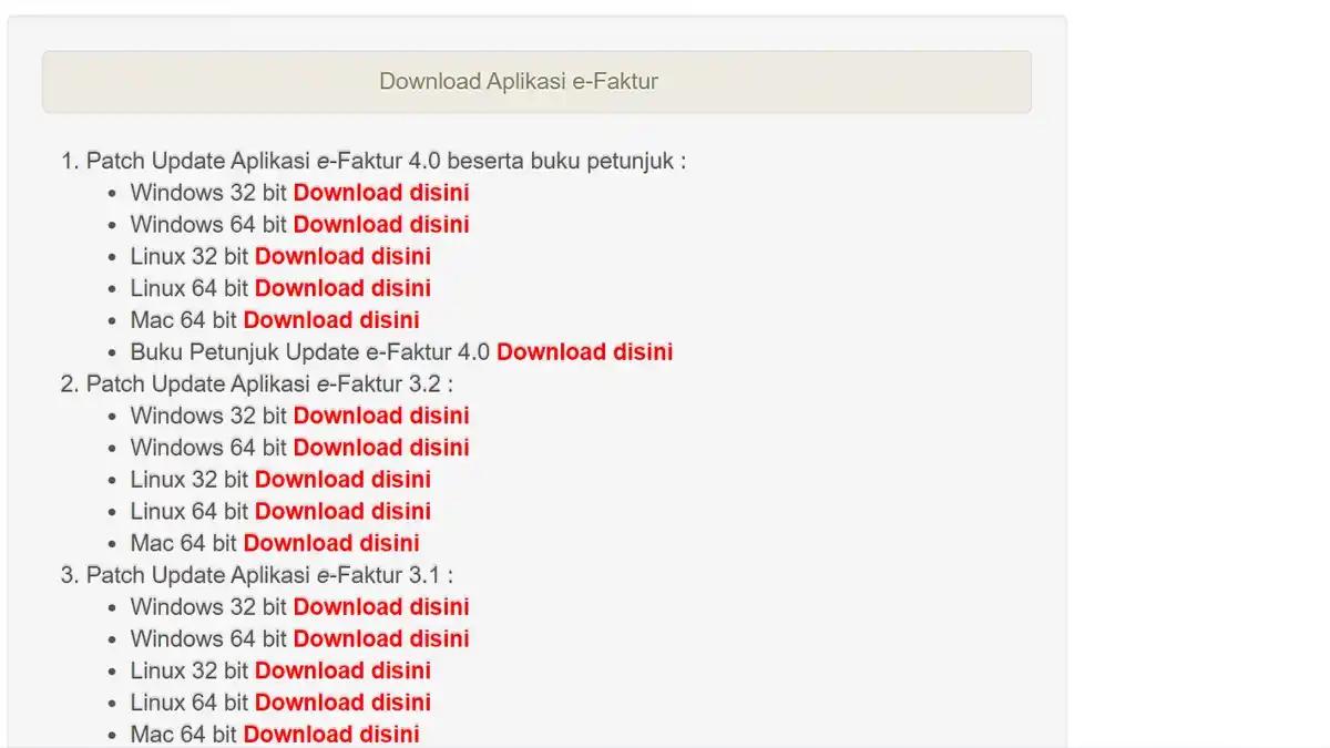 Laman Download e-Faktur 4.0 Tidak Bisa Dibuka? Coba Cara Ini