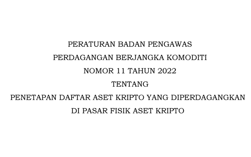 Makin Banyak! Bappebti Rilis 383 Aset Kripto yang Legal Diperdagangkan