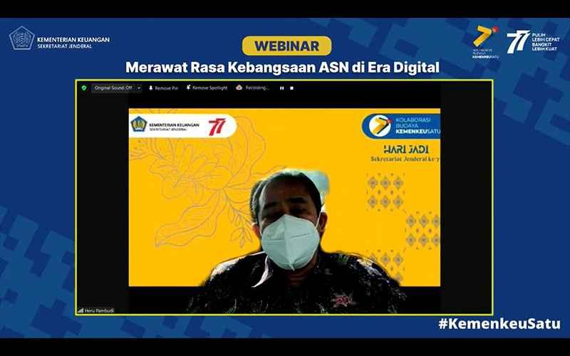 Masuk Era Digital, Sekjen Kemenkeu Ingatkan ASN Jangan Korupsi