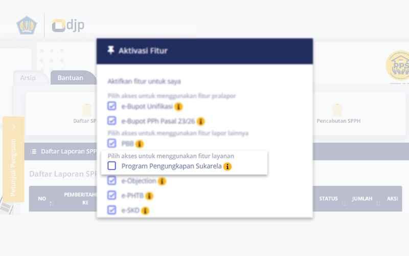 Menu PPS Tersedia Lagi di DJP Online, WP Bisa Unduh Surat Keterangan
