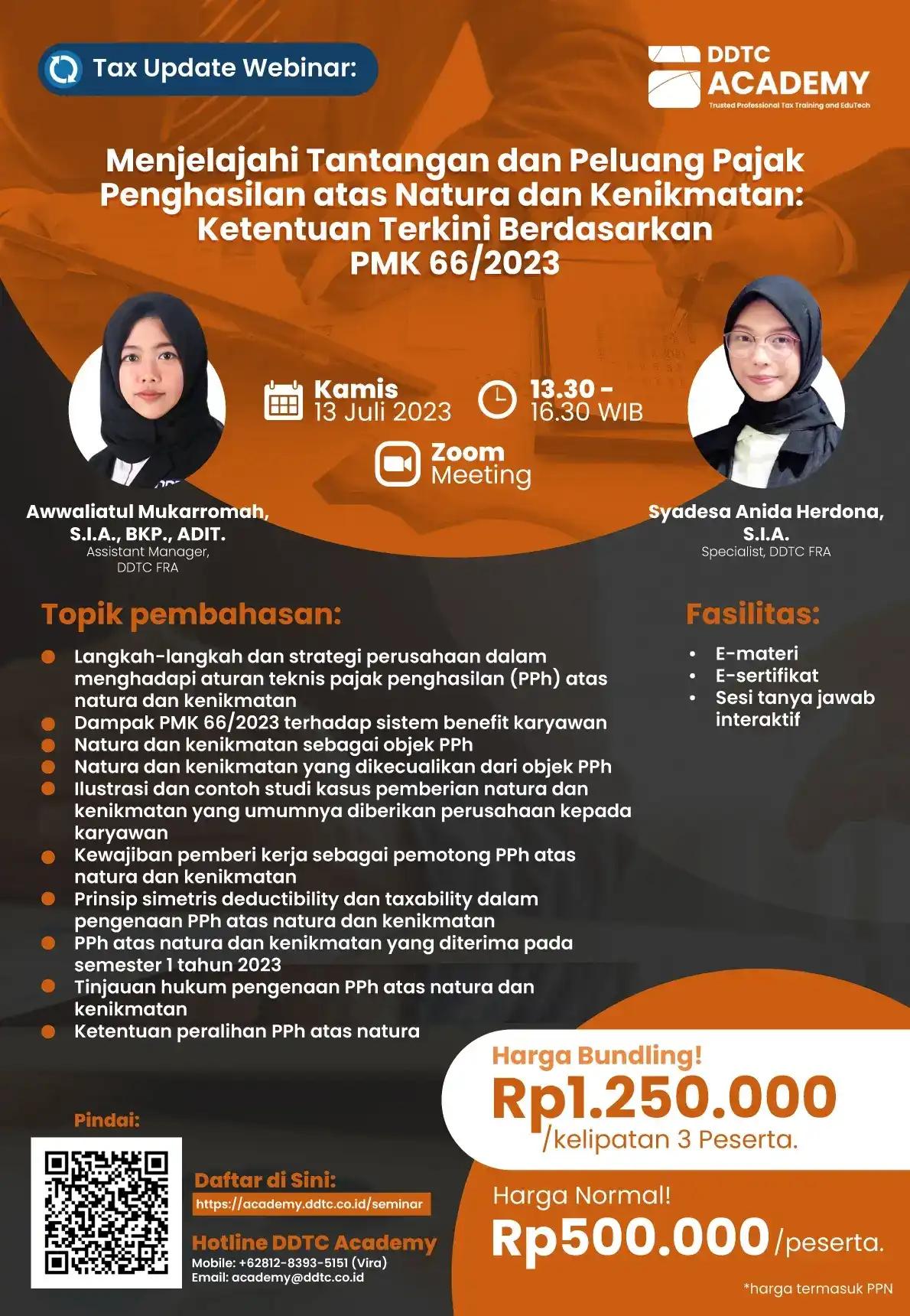 Pahami Pajak Penghasilan atas Natura dan Kenikmatan di Webinar Ini!