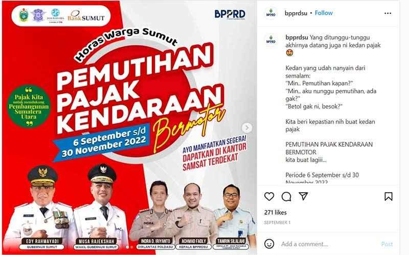 Pemprov Dorong Pemilik Kendaraan Manfaatkan Pemutihan Pajak