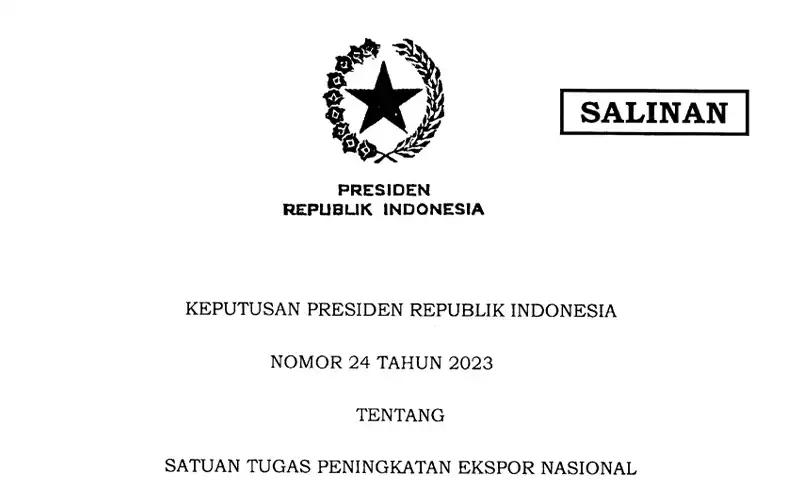 Perkuat Neraca Perdagangan, Presiden Jokowi Bentuk Satgas Ekspor