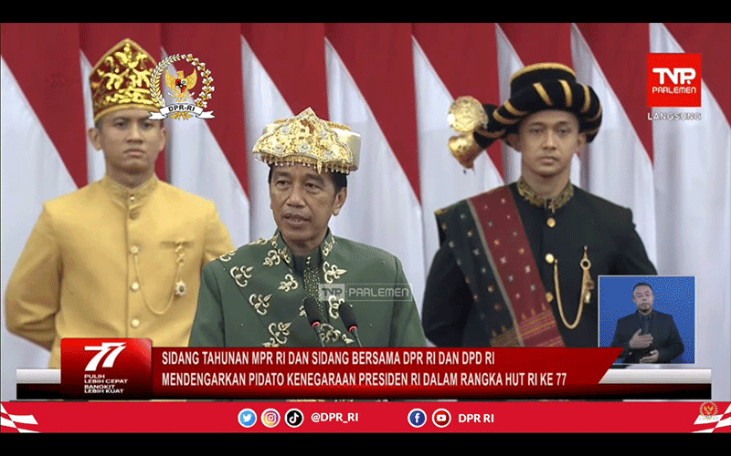Pidato Kenegaraan, Jokowi Bicara Soal Fundamental Ekonomi Indonesia