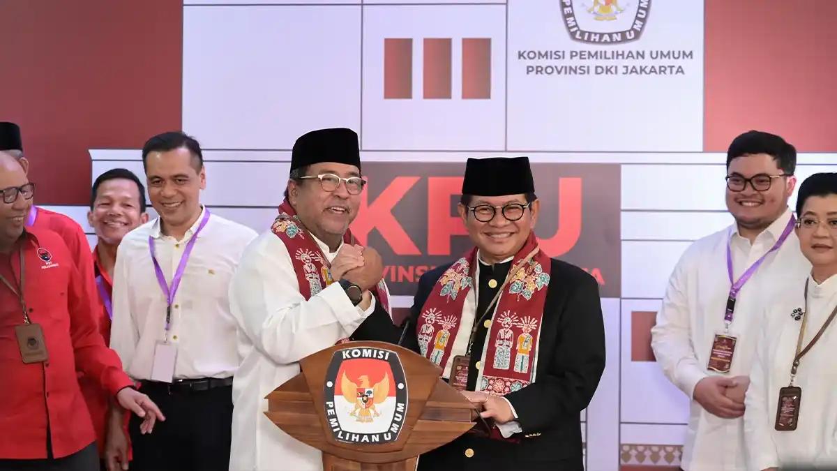 Pilkada Jakarta, PDIP Resmi Usung Pramono Anung-Rano Karno