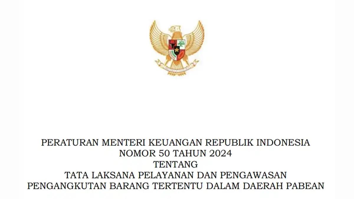 PMK Baru! Aturan Layanan dan Pengawasan Pengangkutan Barang Tertentu