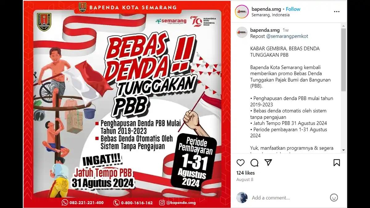 Sambut HUT ke79 RI, Pemkot Adakan Pemutihan dan Diskon Pajak Daerah