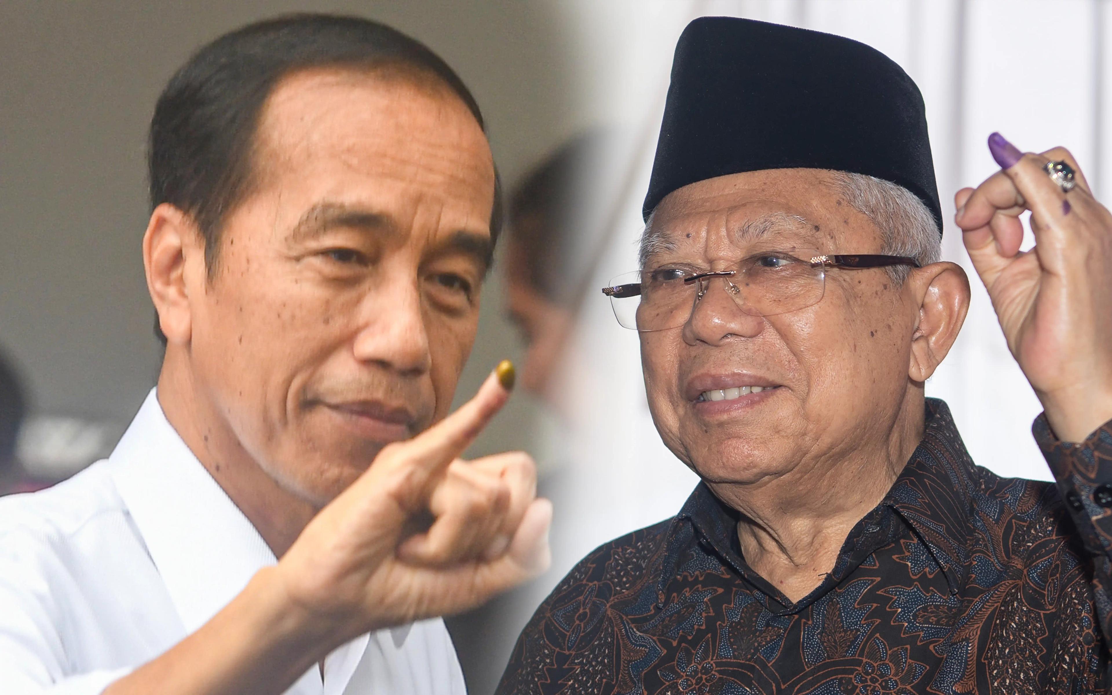 Selesai Nyoblos di TPS, Ini Pesan Jokowi dan Ma’ruf Amin