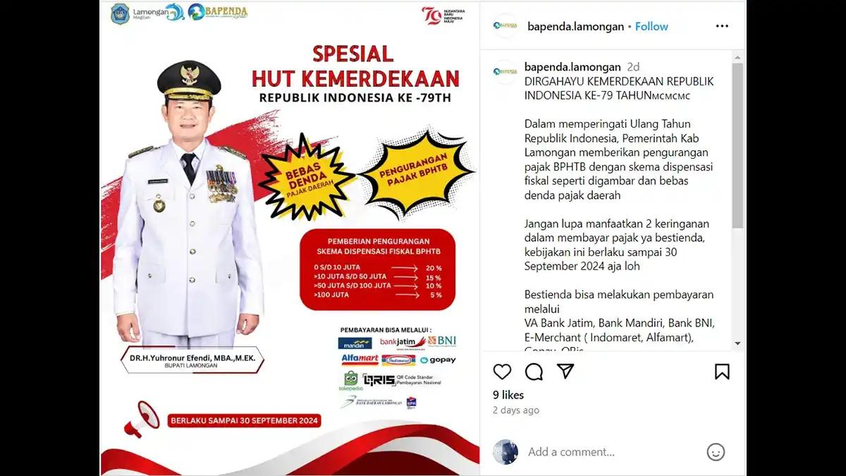 Tak Hanya Adakan Pemutihan Pajak, Pemda Juga Tawarkan Diskon BPHTB