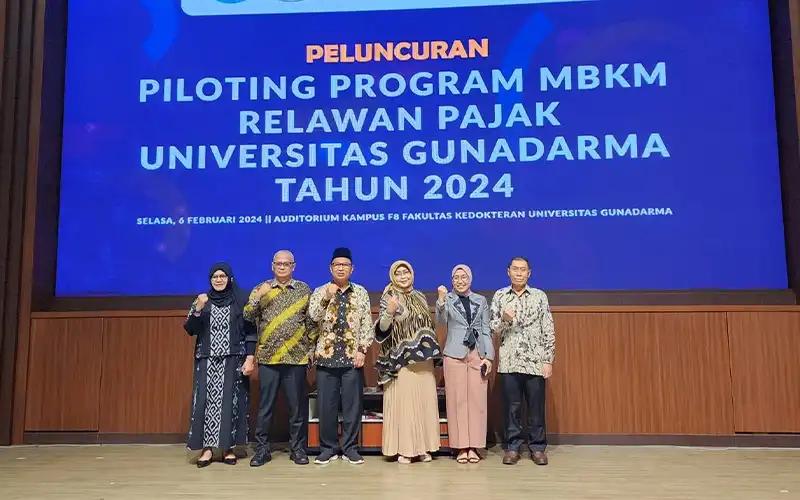 Tax Center Universitas Gunadarma Kukuhkan Relawan Pajak 2024