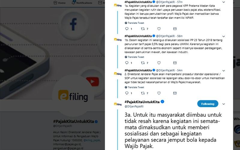 Soal 'Door to Door' Pegawai Pajak, Ini Penjelasan DJP