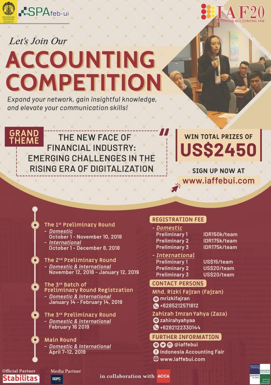 FEB UI Gelar Accounting Competition 2019