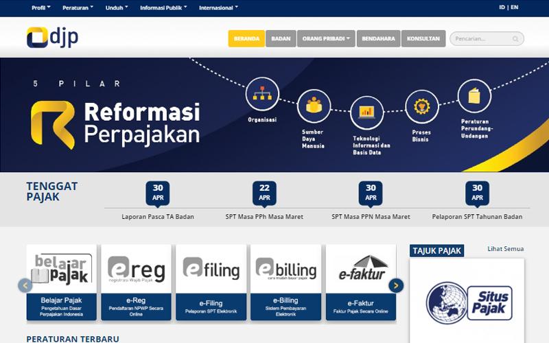 Wah, Sudah Tidak Kaku Lagi! Ini Tampilan Baru www.pajak.go.id