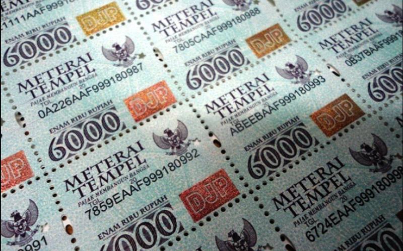 Sri Mulyani Usulkan Bea Meterai Hanya Satu Tarif Rp10.000