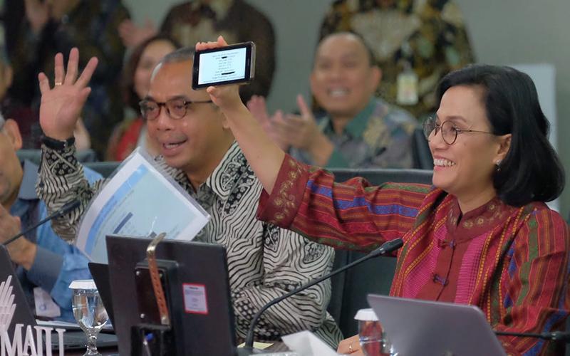 Baru Saja, Sri Mulyani & Pejabat Kemenkeu Lapor SPT Lewat E-Filing